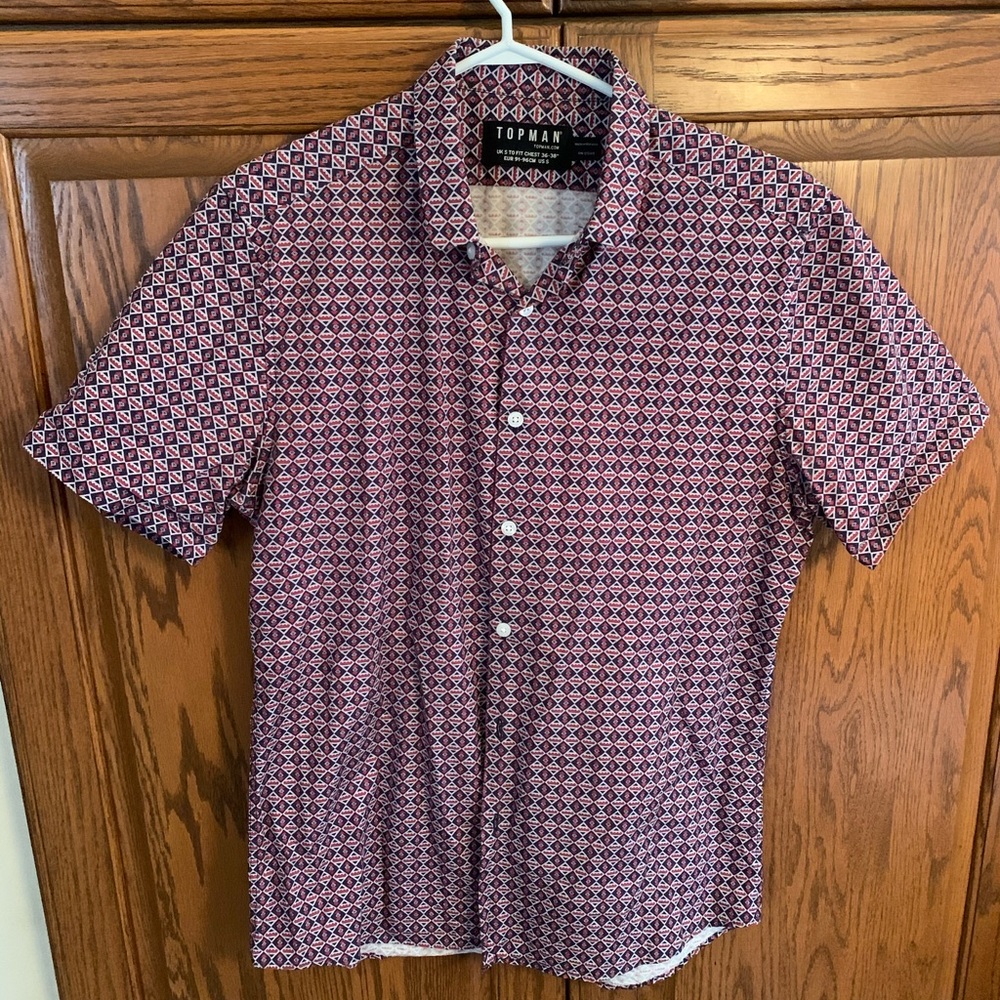 Top Man short-sleeve dress shirt